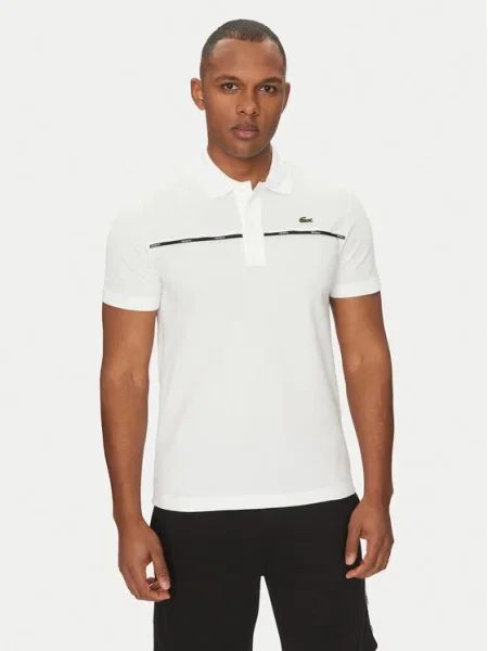 Lacoste Pólóing Regular Fit fehér