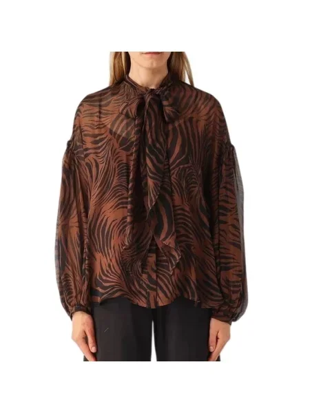 Bluzka Max Mara Studio brązowa