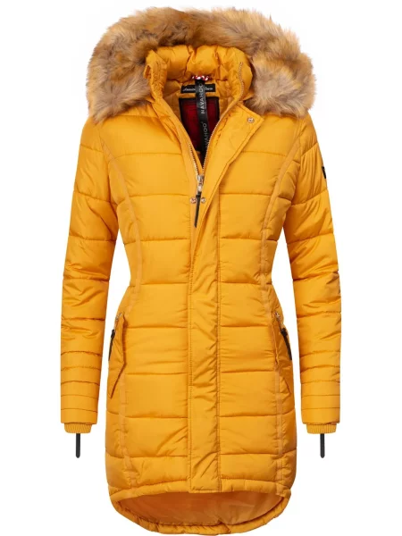 NAVAHOO Palton de iarnă Papaya miere galben
