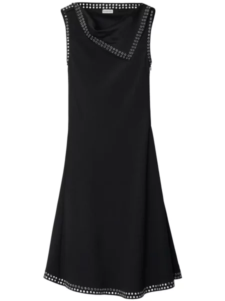 Rochie Burberry din satin de costum negru