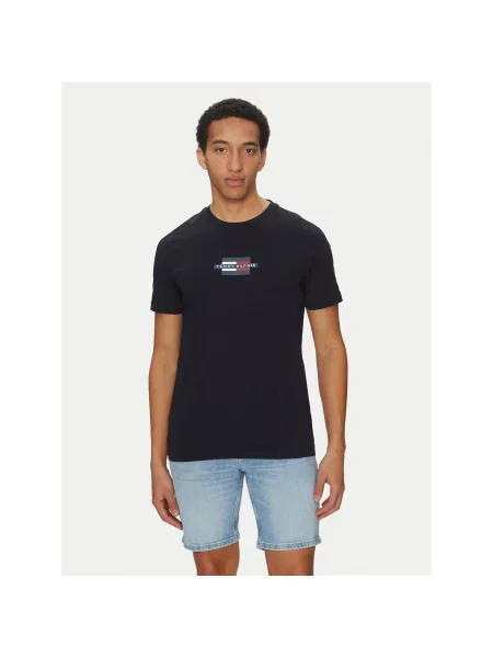 T-Shirt Tommy Hilfiger μπλε
