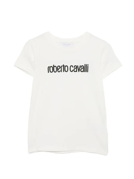 Koszulka dziecięca Roberto Cavalli biała