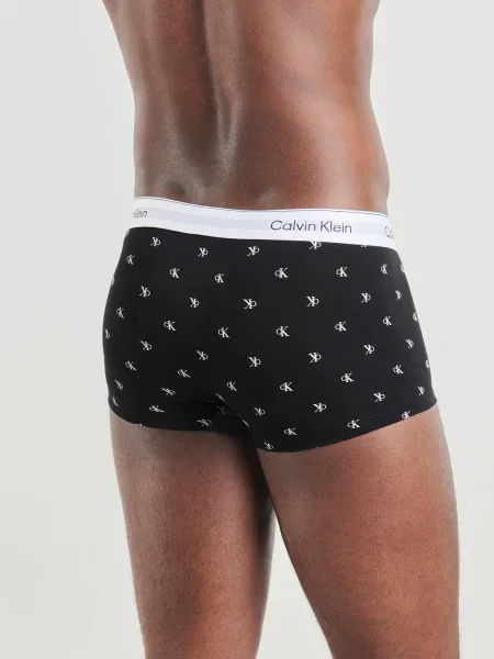 Boxerky Calvin Klein Jeans s nízkym pásom čierna