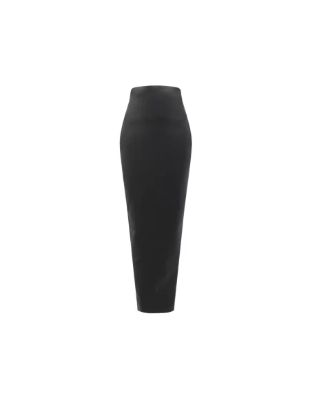 Spódnica Rick Owens wełniana czarna