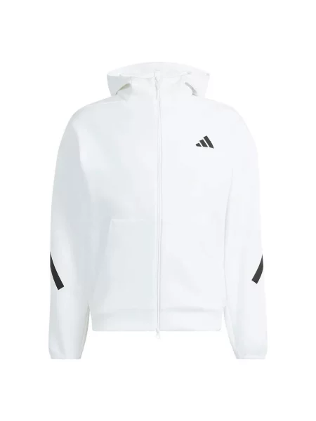 Bluza dresowa zapinana na błyskawiczny adidas Z.N.E. biała