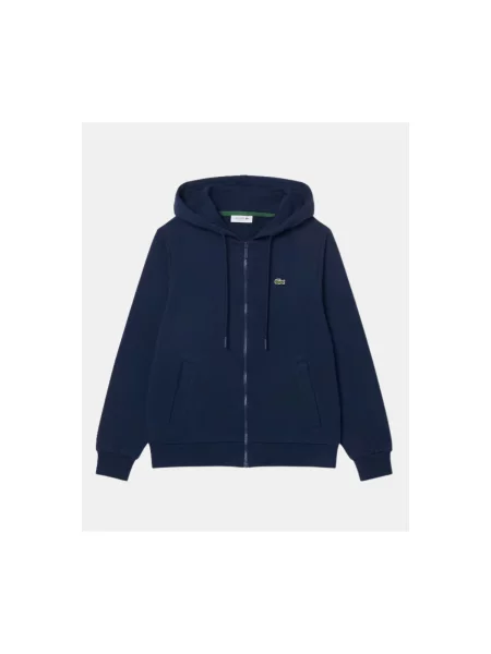 Lacoste Mikina Tmavomodrá modrá