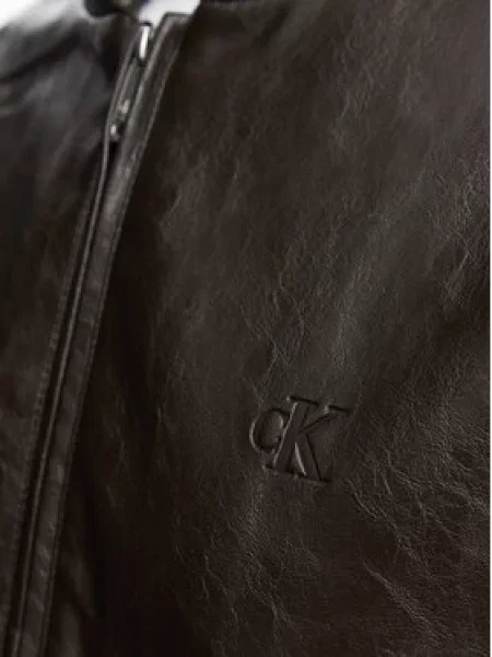 Calvin Klein Jeans Demisezoninė striukė tamsiai ruda