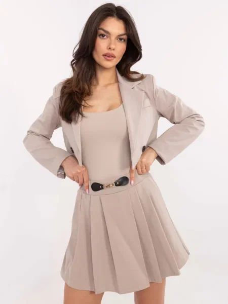 Fustă Italy Moda bej