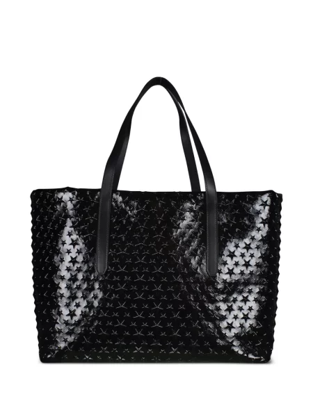 Geantă shopper Jimmy Choo negru