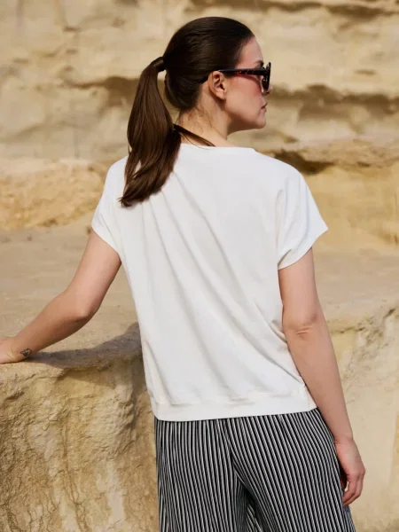 Tricou Marisse alb