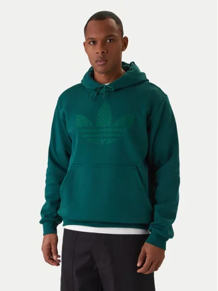 Adidas Світшот Monogram Infill зелений