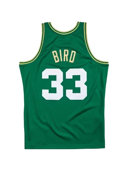 Cămașă Mitchell & Ness din jerseu verde