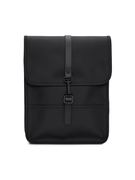 Раница Rains Backpacks голям с изчистен дизайн черно