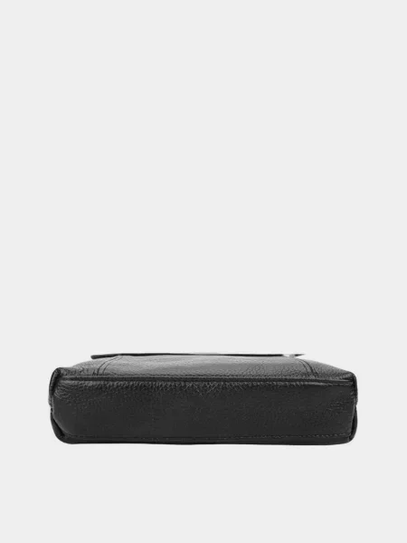 Borsa Leather Мессенджер Шкіра чорний