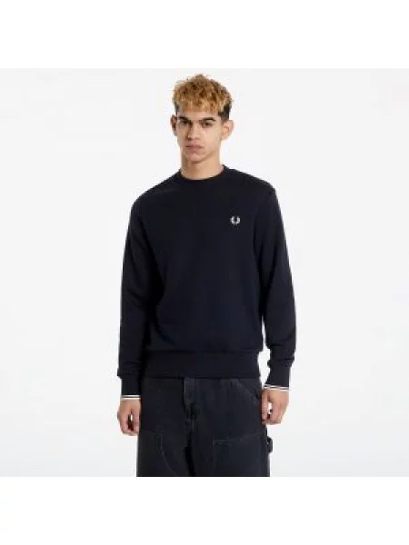 Μπλούζα Fred Perry Crew Neck Sweatshirt μπλε ναυτικό