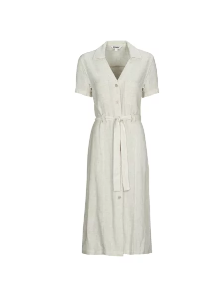 Maxi obleka Only bež