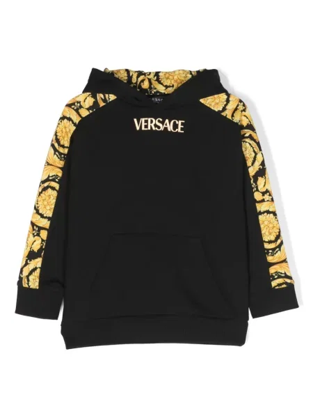 Bluza z kapturem dziecięca Versace czarna