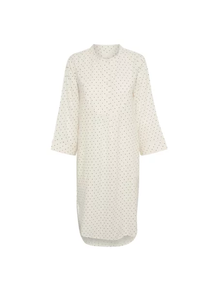 Sukienka koszulowa Part Two w grochy biała