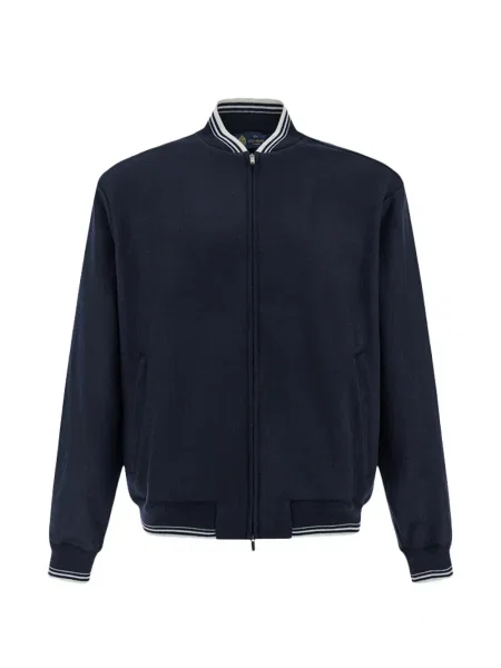 Geacă bomber Paul & Shark cu dungi albastru