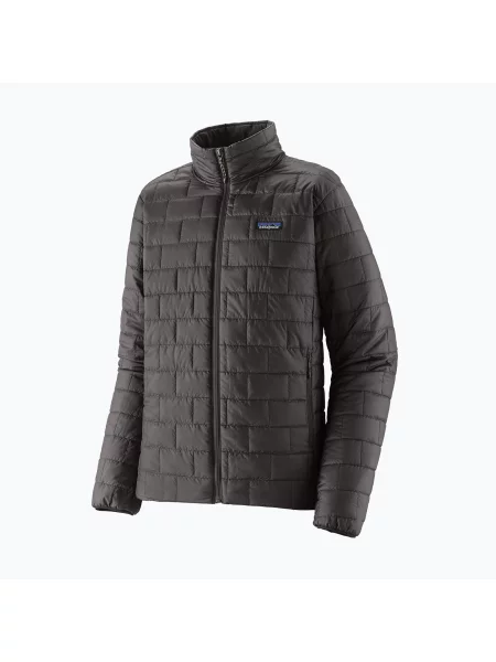 Geacă izolată pentru bărbați Patagonia Nano Puff black negru