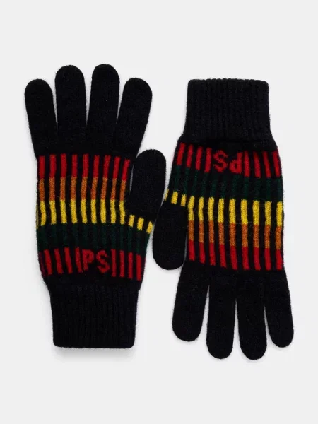 Шерстяные перчатки Ps Paul Smith синие