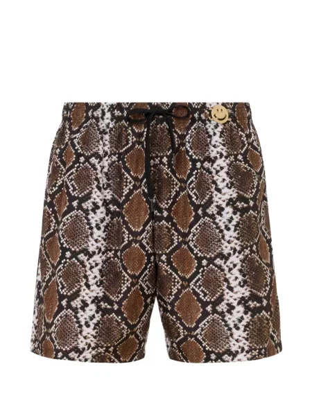 Slip de baie Moschino cu imagine maro