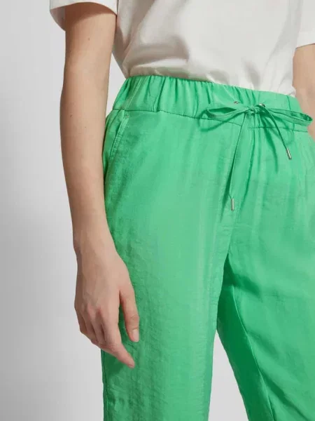 Spodnie materiałowe o skróconym kroju regular fit model ‘Pia’ Toni
