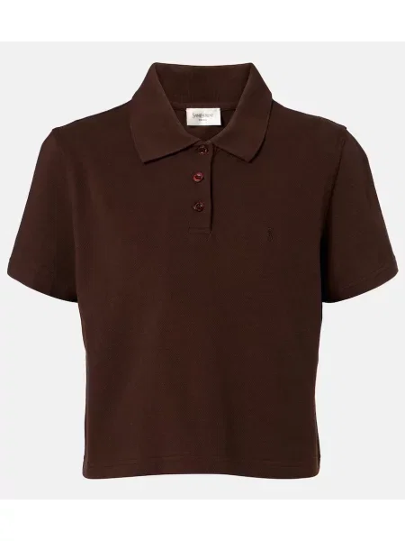 Tricou polo Saint Laurent maro