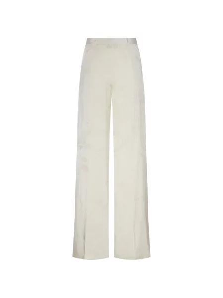 Pantaloni Forte_forte cu model floral din jacard