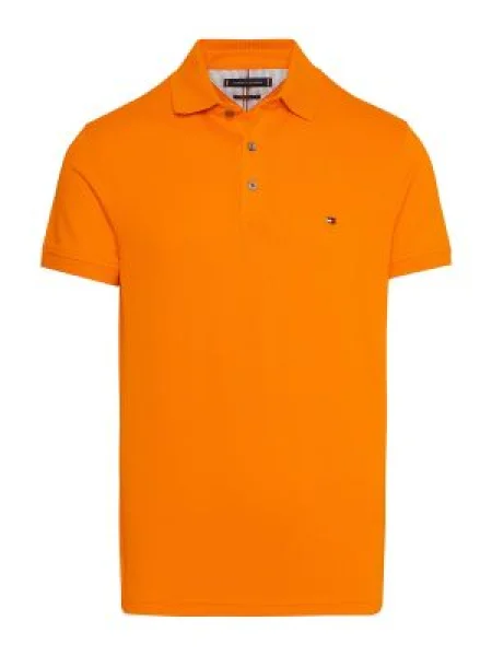 Tricou Tommy Hilfiger portocaliu