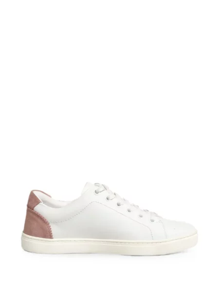 Sneakerși Dolce & Gabbana din piele cu autograf alb