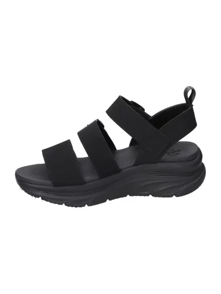 Sandále Skechers čierna