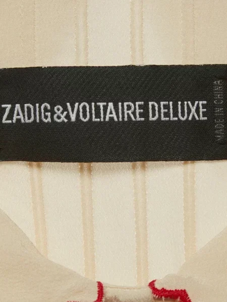 Cămașă Zadig&voltaire de mătase cu volane
