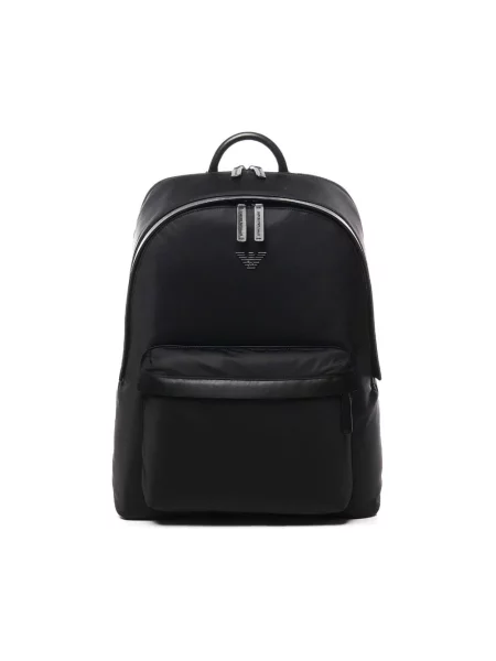Torba Emporio Armani skórzana czarna