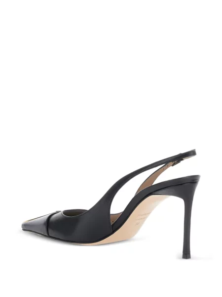 Pantofi cu toc Tom Ford slingback negru
