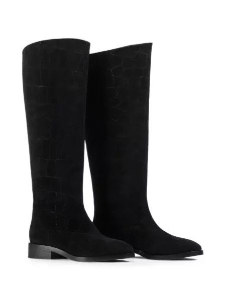 Botine Le Silla din piele de căprioară negru