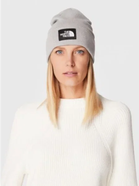 Újrahasznosított sapka The North Face szürke