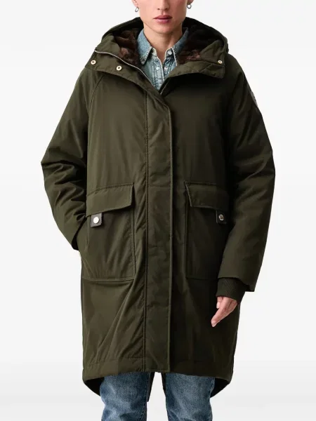 Parka Mos Mosh s kapucí zelená