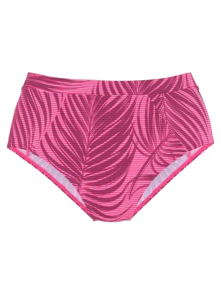 LASCANA ACTIVE Slip costum de baie roșu bordeaux / roz alb