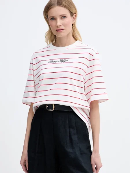 Tommy Hilfiger tricou pentru femei din alb