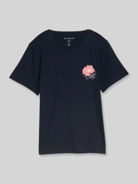 T-shirt o kroju regular fit z czystej bawełny z nadrukiem z motywem Tom Tailor