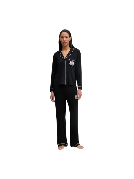 Piżama Juicy Couture czarna
