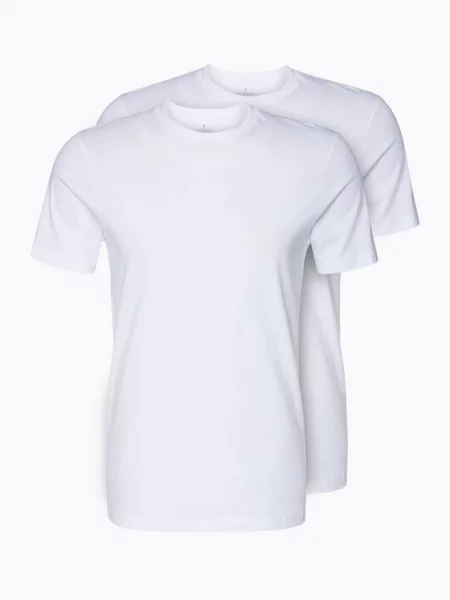 Ragman T-Shirt 2 Szt. weiss biała