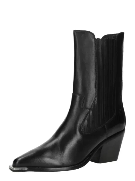 BRONX Botine Next-Low-Kole' negru