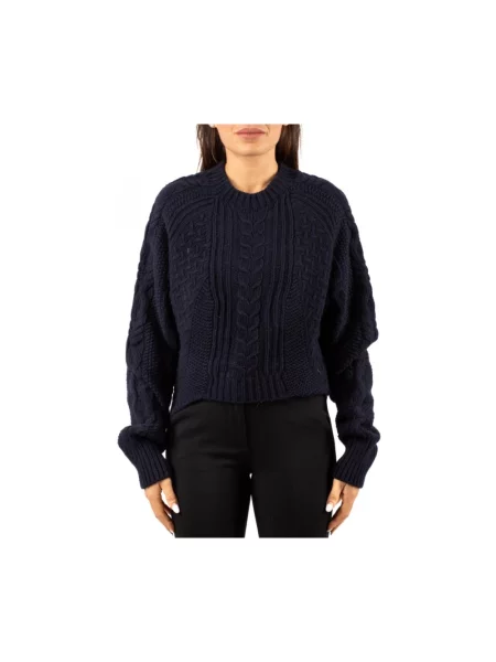 Sweter Dondup wełniany niebieski