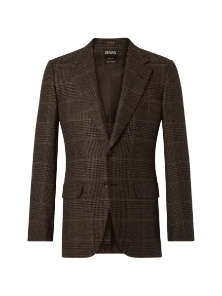 Sacou Zegna în carouri maro