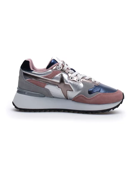 Sneakersy W6yz skórzane szare