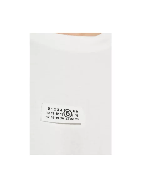 Koszulka Mm6 Maison Margiela casual czarna