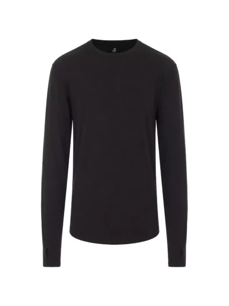 Lung tricou Thom Krom negru