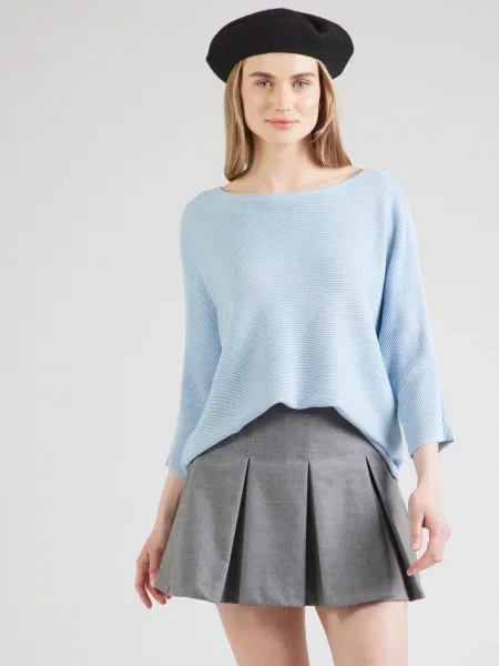 VERO MODA Megztinis VMNORA šviesiai mėlyna